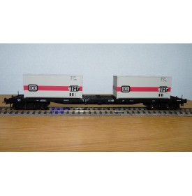 ROCO  47689, wagon  porte conteneurs DB  BO