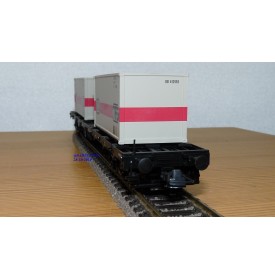 ROCO  47689, wagon  porte conteneurs DB  BO