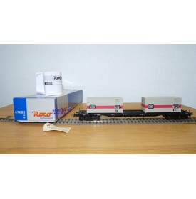 ROCO  47689, wagon  porte conteneurs DB  BO