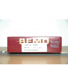 BEMO HOm  7463 100,  Coffret 4  wagons plats type Kk-w  RhB BO 