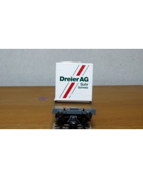 HAG  372 . 01, wagon plat type Sgss avec 2 conteneurs sur pieds DREIER  SBB  BO