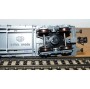 HAG  372 . 01, wagon plat type Sgss avec 2 conteneurs sur pieds DREIER  SBB  BO