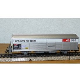 Märklin   4834, wagon couvert à parois coulissantes type Hbis SBB  Neuf  BO