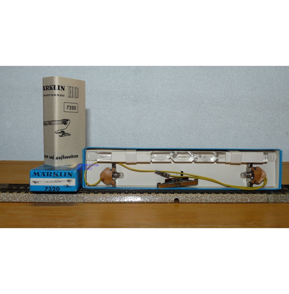 Märklin 7320, éclairage intérieur pour voitures  BO