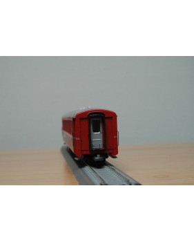 BEMO  3250 128, Voiture unifiée rouge Ferrovia Retica N°: B 2358  RhB  BO