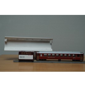 Voiture métallique à portes centrales AB 1157 Rhb BO