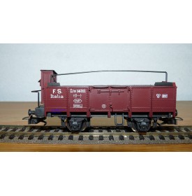RIVAROSSI  1Tren Hobby 2004,  wagon tombereau à guérite type Ltm  FS BO