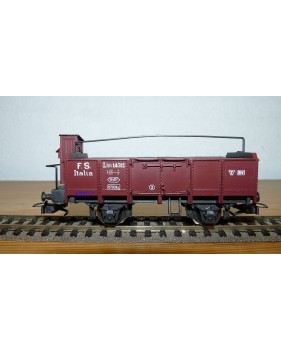 RIVAROSSI  1Tren Hobby 2004,  wagon tombereau à guérite type Ltm  FS BO