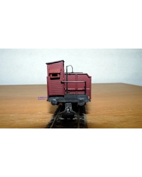 RIVAROSSI  1Tren Hobby 2004,  wagon tombereau à guérite type Ltm  FS BO