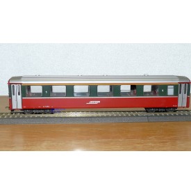 Voiture métallique à portes centrales AB 1157 Rhb BO