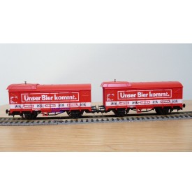 LILIPUT 229 04, wagons couverts pour  bière ASTRA DB BO