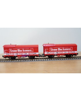 LILIPUT 229 04, wagons couverts pour  bière ASTRA DB BO
