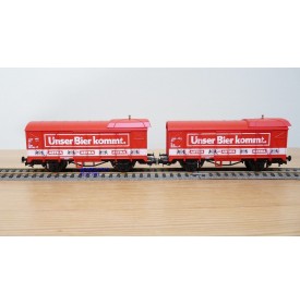 LILIPUT 229 04, wagons couverts pour  bière ASTRA DB BO