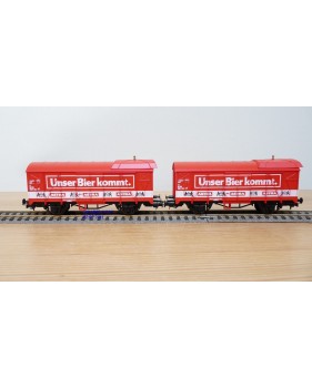 LILIPUT 229 04, wagons couverts pour  bière ASTRA DB BO