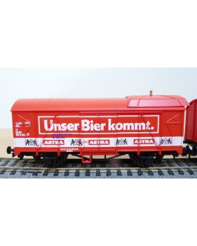 LILIPUT 229 04, wagons couverts pour  bière ASTRA DB BO