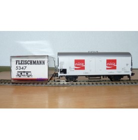 FLEISCHMANN 5347 wagon réfrigérant type Ichqrss377 COCA COLA DB BO