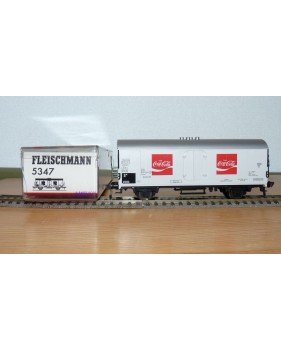 FLEISCHMANN 5347 wagon réfrigérant type Ichqrss377 COCA COLA DB BO
