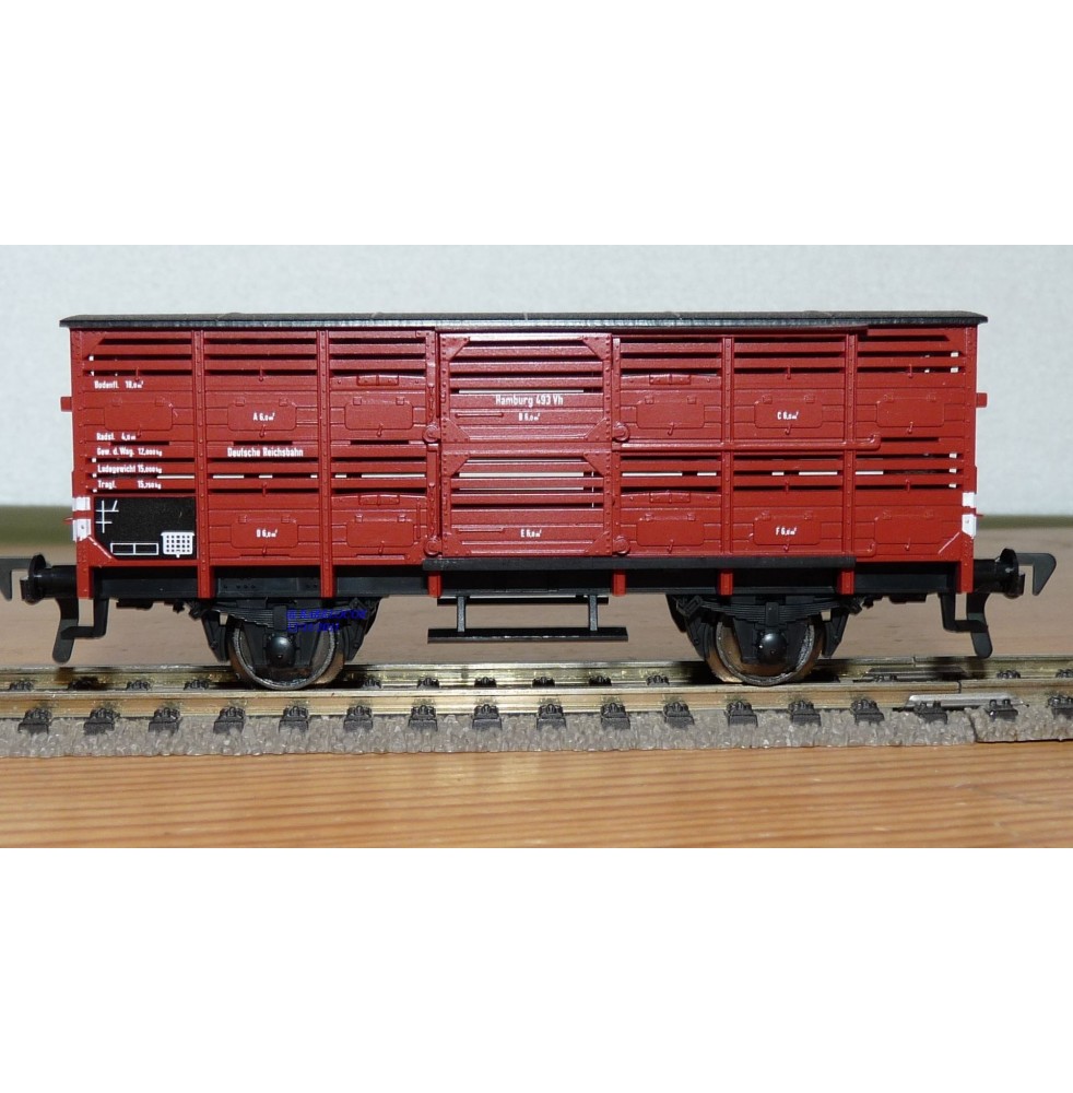 FLEISCHMANN 5354 wagon couvert à claire voie type Vh 04 DB BO