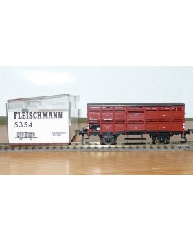 FLEISCHMANN 5354 wagon couvert à claire voie type Vh 04 DB BO