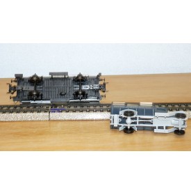 Märklin 48096 / 96701, wagon couvert à guérite et camion Papier Fabrik Salach  K.W.Sts.E.Neuf BO