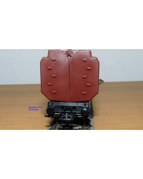 ROCO 4323, wagon plat type OKMM 58 chargé de conteneurs spéciaux DB BO
