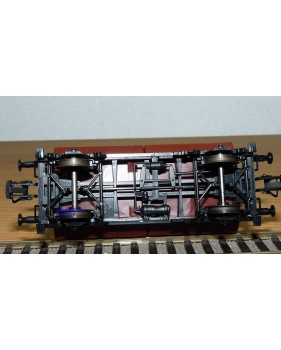 ROCO 4323, wagon plat type OKMM 58 chargé de conteneurs spéciaux DB BO