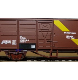 ROCO 46405, wagon couvert pour transport postal ( Postbeiwagen)  type Gbss-vx ÖBB BO