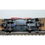 Märklin métal 4617 Wagon surbaissé EVS DB BO