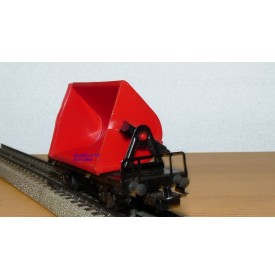 Märklin métal 4617 Wagon surbaissé EVS DB BO