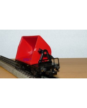 Märklin métal 4617 Wagon surbaissé EVS DB BO