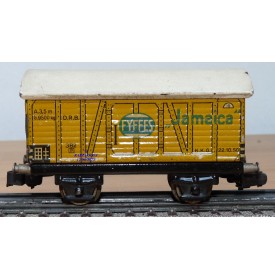 Märklin ancien 382 . 2,   wagon couvert à bananes JAMAICA FYFFE