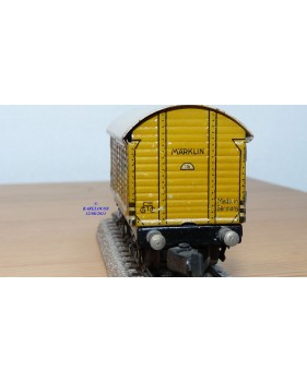 Märklin ancien 382 . 2,   wagon couvert à bananes JAMAICA FYFFE