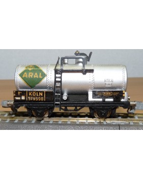 ROKAL métal G 234,  wagon citerne à guérite ARAL DB BO