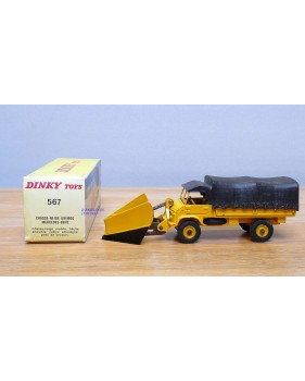 Dinky Toys 567, camion chasse neige MERCEDES BENZ UNIMOG  BO