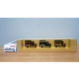Märklin métal 1898, coffret de 3 camions anciens Post Oldtimers neuf BO