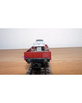 Märklin métal 4617 Wagon surbaissé EVS DB BO