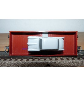 Märklin métal 4617 Wagon surbaissé EVS DB BO