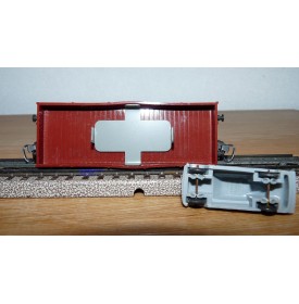 Märklin métal 4617 Wagon surbaissé EVS DB BO