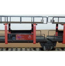 FLEISCHMANN 1471, couplage 2  wagons porte autos type Offs55 DB BO