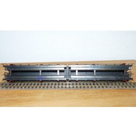 FLEISCHMANN 1471, couplage 2  wagons porte autos type Offs55 DB BO