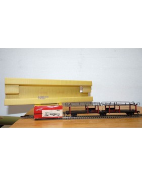 FLEISCHMANN 1471, couplage 2  wagons porte autos type Offs55 DB BO