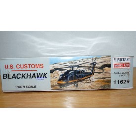 MINICRAFT 11629, hélicoptère SIKORSKI UH-60 BLACKHAWK US Customs Neuf  BO 1/48 