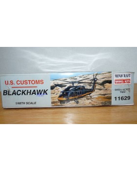 MINICRAFT 11629, hélicoptère SIKORSKI UH-60 BLACKHAWK US Customs Neuf  BO 1/48 