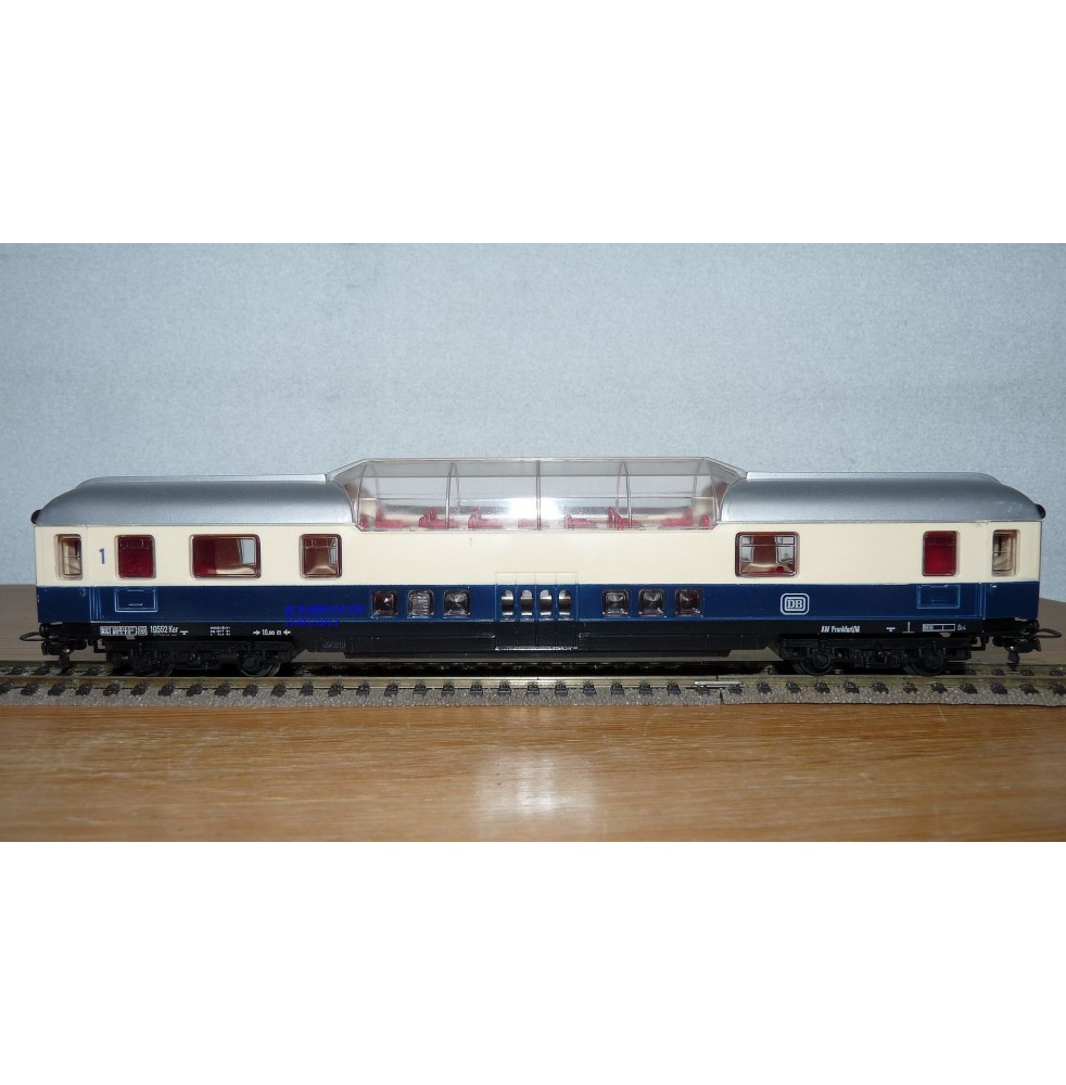 HORNBY acHO / RUCO 7448,  voiture panoramique Vista Dome  Rheingold DB Neuf BO
