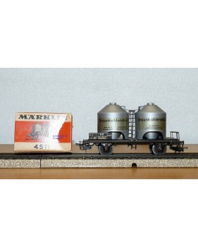 Märklin 4511 . 2,  wagon silo pour poussier  DB BO
