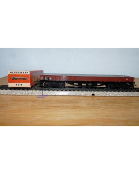 Märklin 4514 . 2,  wagon plat à bogies  DB  BO