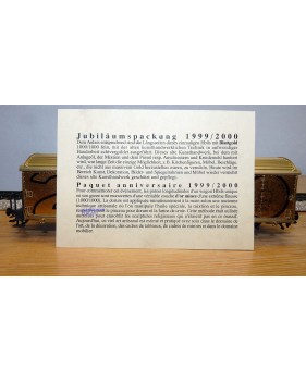 Märklin  4735.941, coffret Millenium 2 wagons couvert type Hbis  DB Neuf BO