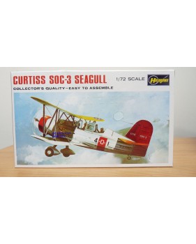HASEGAWA JS- 057:100,  CURTISS SOC-3 SEAGULL  Neuf  BO 1/72