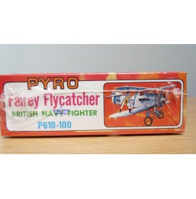 PYRO 610-100, Rare Chasseur embarqué FAIREY Flycatcher FAA Neuf BO 1/48