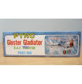 PYRO 607-100, Chasseur GLOSTER Gladiator RAF Neuf BO 1/48